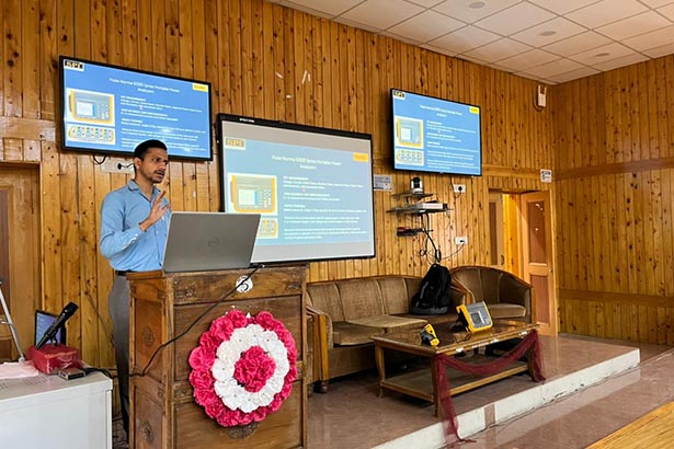 Presentation by Team SPI at NIT-Srinagar