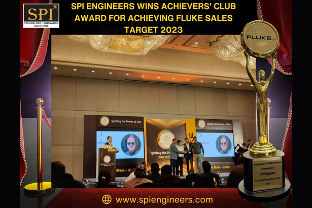 SPI ENGINEERS WIN ACHIEVERs’ CLUB AWARD FOR ACHIEVING FLUKE SALES TARGET 2023