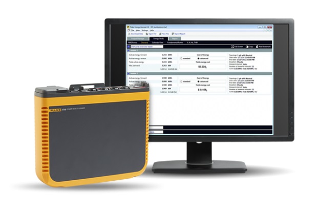 Fluke 1742, 1746 and 1748 Three-Phase Power Quality Loggers