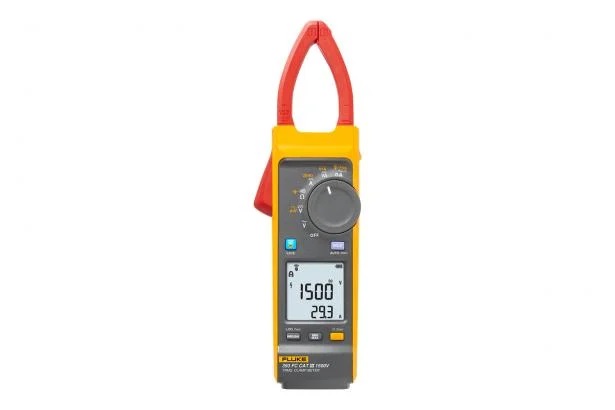 <p>Fluke 393 FC CAT III 1500 V True-rms Clamp Meter with iFlex</p>
