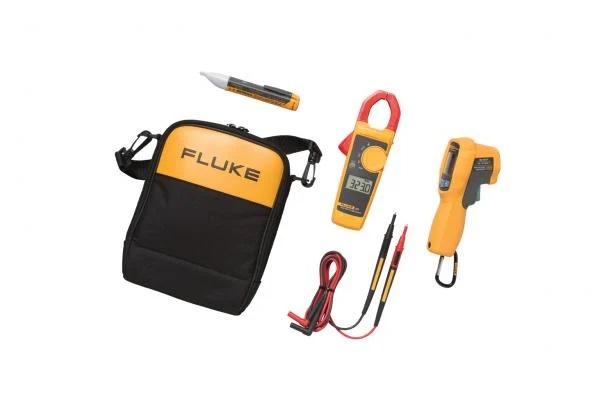 Fluke 62 MAX+/323/1AC IR Thermometer, Clamp Meter and Voltage Detector Kit