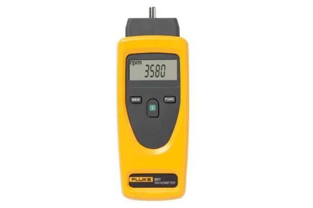 <p>Fluke 931 Contact and Non-Contact Dual-Purpose Tachometers</p>
