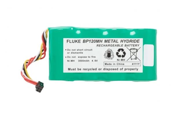 <p>Fluke BP120MH NiMH Battery Pack for Fluke 120 series, Fluke 43 and 43B</p>
