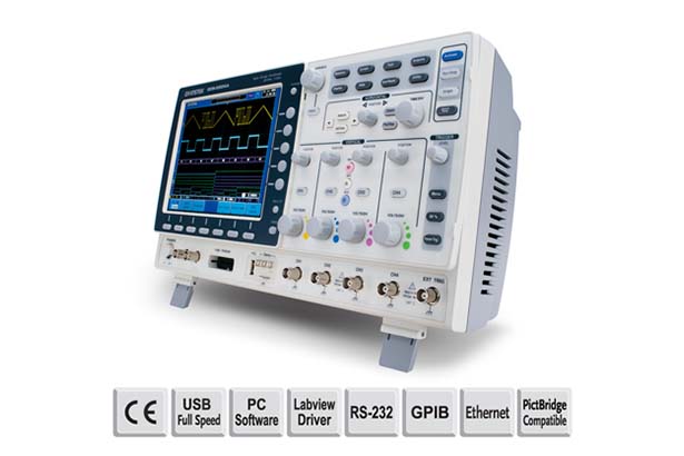 GDS-1102B (CE) 2CH GW INSTEK - Osciloscopio: digital, Ch: 2; 100MHz;  1Gsps; 10Mpts; colores,LCD 7; GDS-1102B